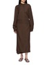 LE17SEPTEMBRE Long Sleeve Fluid Wrap Dress