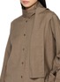  - LE17SEPTEMBRE - Long Sleeve Tie Neck Wool Shirt