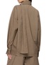 Back View - Click To Enlarge - LE17SEPTEMBRE - Long Sleeve Tie Neck Wool Shirt