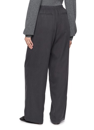 Back View - Click To Enlarge - LE17SEPTEMBRE - Drawstring Waistband Silky Pants