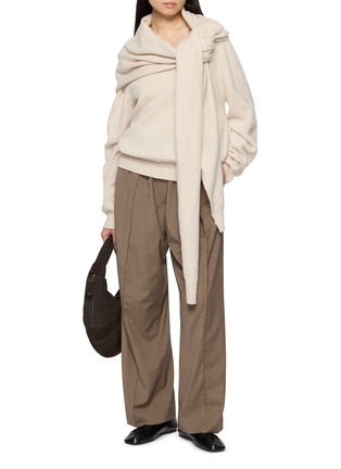 Figure View - Click To Enlarge - LE17SEPTEMBRE - Tie-Hem V-Neck Knit Sweater