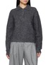 LE17SEPTEMBRE Textured Collar Knit Sweater