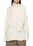LE17SEPTEMBRE Long Sleeve Fluid Scarf Detail Shirt