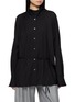 LE17SEPTEMBRE Long Sleeve Fluid Scarf Detail Shirt