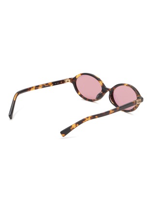 Figure View - Click To Enlarge - MIU MIU - Breaking The Rules Oval Sunglasses