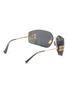 Figure View - Click To Enlarge - MIU MIU - Fashion Show Metal Rectangle Sunglasses