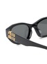 Detail View - Click To Enlarge - MIU MIU - Miu Glimpse Oval Sunglasses