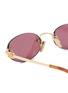 Detail View - Click To Enlarge - MIU MIU - Main Collection Oval Sunglasses