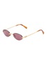 MIU MIU Main Collection Oval Sunglasses
