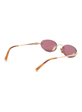 Figure View - Click To Enlarge - MIU MIU - Main Collection Oval Sunglasses