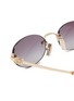 Detail View - Click To Enlarge - MIU MIU - Main Collection Oval Sunglasses