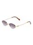 MIU MIU Main Collection Oval Sunglasses