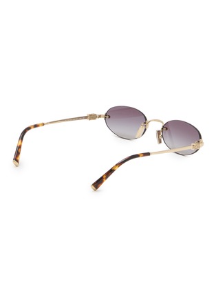 Figure View - Click To Enlarge - MIU MIU - Main Collection Oval Sunglasses