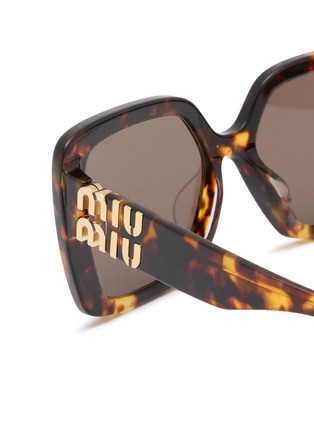 Detail View - Click To Enlarge - MIU MIU - Main Collection Square Sunglasses