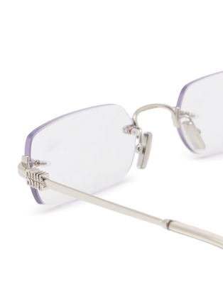 Detail View - Click To Enlarge - MIU MIU - Main Collection Rectangular Optical Glasses