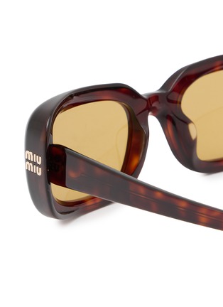 Detail View - Click To Enlarge - MIU MIU - Main Collection Rectangle Sunglasses