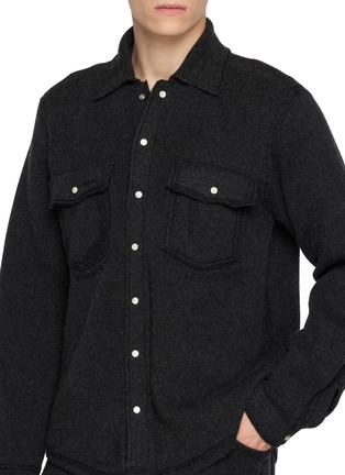  - BARRIE - Cashmere Cotton Denim Overshirt