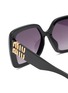 Detail View - Click To Enlarge - MIU MIU - Main Collection Square Sunglasses