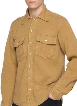  - BARRIE - Cashmere Cotton Denim Overshirt