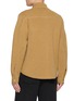 Back View - Click To Enlarge - BARRIE - Cashmere Cotton Denim Overshirt