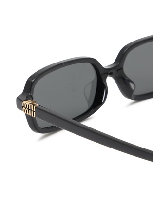 Detail View - Click To Enlarge - MIU MIU - Dna Rectangle Sunglasses