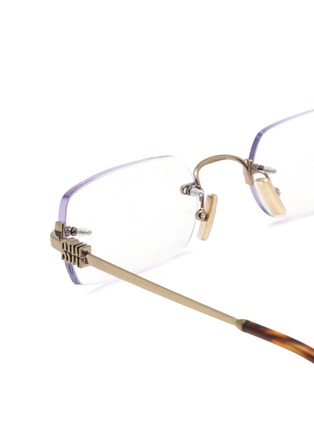 Detail View - Click To Enlarge - MIU MIU - Main Collection Rectangular Optical Glasses