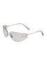 MIU MIU Fashion Show Metal Rectangle Sunglasses