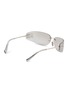 Figure View - Click To Enlarge - MIU MIU - Fashion Show Metal Rectangle Sunglasses