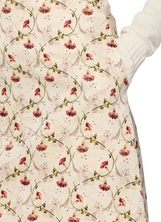  - INTO THE EAST - Hibiscus Vine Print Long Skirt