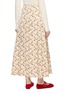 Back View - Click To Enlarge - INTO THE EAST - Hibiscus Vine Print Long Skirt