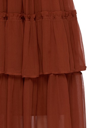  - INTO THE EAST - Tiered Ruffle Long Skirt