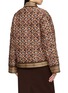 Back View - Click To Enlarge - INTO THE EAST - Diamond Lattice Quilted Cardigan