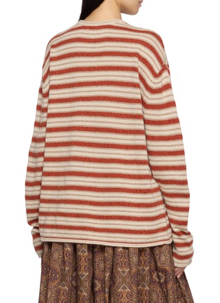 Back View - Click To Enlarge - INTO THE EAST - Striped Crewneck Sweater