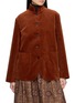 INTO THE EAST Stand Collar Corduroy Jacket