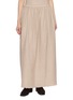 Main View - Click To Enlarge - INTO THE EAST - Gathered Raw Hem Midi Skirt