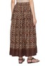 Back View - Click To Enlarge - INTO THE EAST - Diamond Floral Print Long Skirt