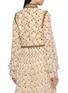 Back View - Click To Enlarge - INTO THE EAST - Hibiscus Wisteria Print Chinese Knot Button Vest