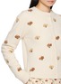  - INTO THE EAST - Seaweed Embroidered Knit Cardigan