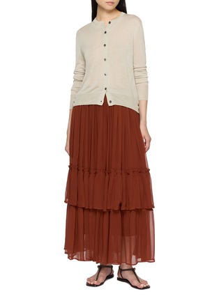 Figure View - Click To Enlarge - INTO THE EAST - Crewneck Knit Cardigan