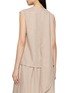 Back View - Click To Enlarge - INTO THE EAST - Sleeveless Draped Ribbon Top