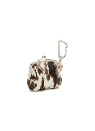 Detail View - Click To Enlarge - Y'S - Metal Clasp Leather Key Charm