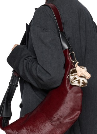 Figure View - Click To Enlarge - Y'S - Metal Clasp Leather Key Charm