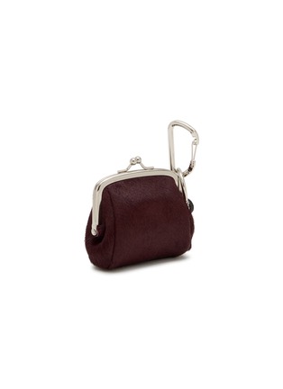 Detail View - Click To Enlarge - Y'S - Metal Clasp Leather Key Charm