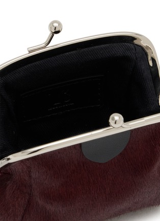Detail View - Click To Enlarge - Y'S - Metal Clasp Leather Key Charm