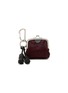 Y'S Metal Clasp Leather Key Charm