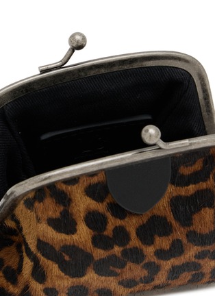 Detail View - Click To Enlarge - Y'S - Metal Clasp Leather Key Charm