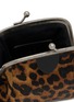 Detail View - Click To Enlarge - Y'S - Metal Clasp Leather Key Charm