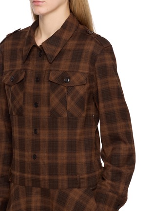  - TONYWACK - Checked Utility Shirt Dress