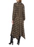 Back View - Click To Enlarge - TONYWACK - Checked Utility Shirt Dress