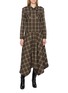 TONYWACK Checked Utility Shirt Dress
